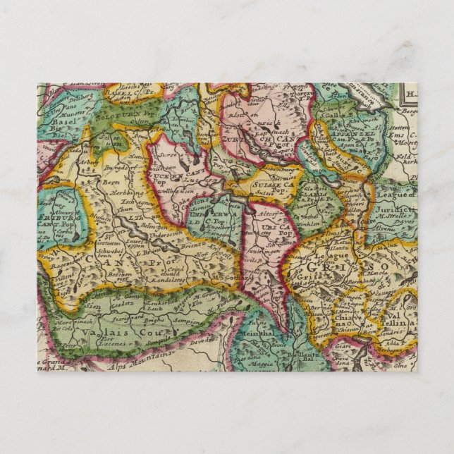 Postal Suisse o Suiza (Anverso)