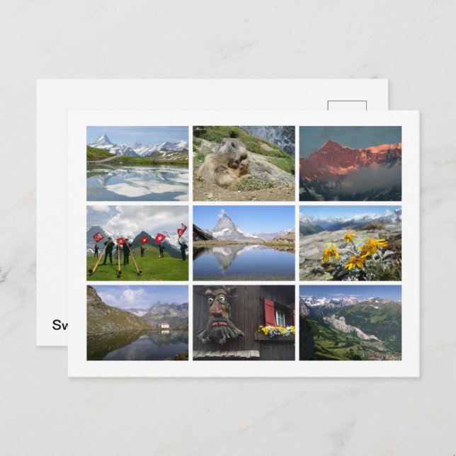 Postal Suiza (Anverso / Reverso)