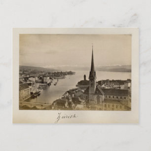 Postal Suiza 1908, Zurich