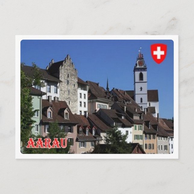 Postal Suiza - Aarau (Anverso)
