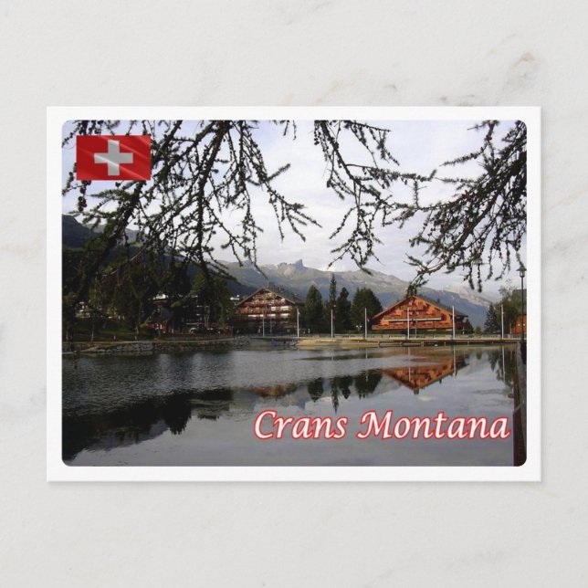 Postal Suiza - Crans Montana - (Anverso)