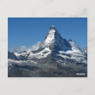 Postal suiza de Matterhorn Alpes