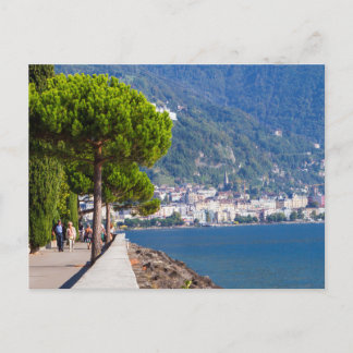 Postal Suiza del Lago Lemán