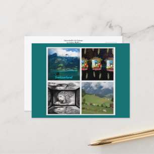 Postal Suiza en verano