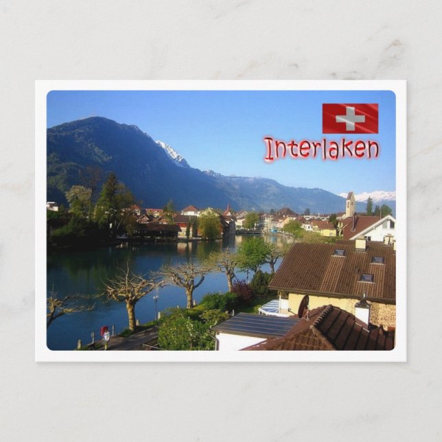 Postal Suiza - Interlaken - (Anverso)