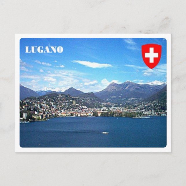 Postal Suiza - Lugano - (Anverso)