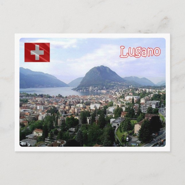 Postal Suiza - Lugano - (Anverso)