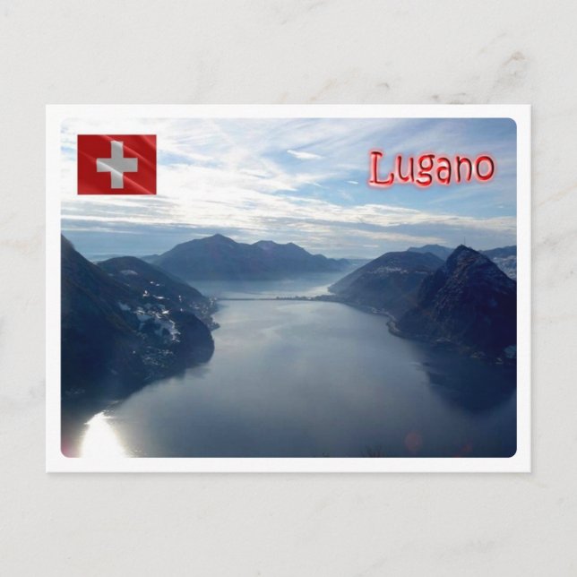 Postal Suiza - Lugano - (Anverso)