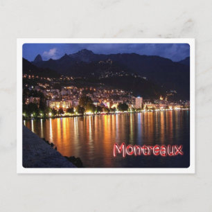 Postal Suiza - Montreaux -