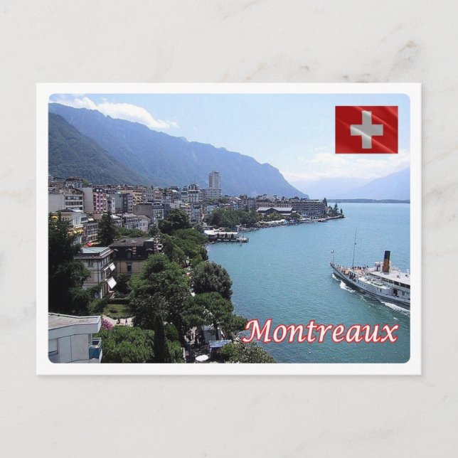 Postal Suiza - Montreaux - (Anverso)