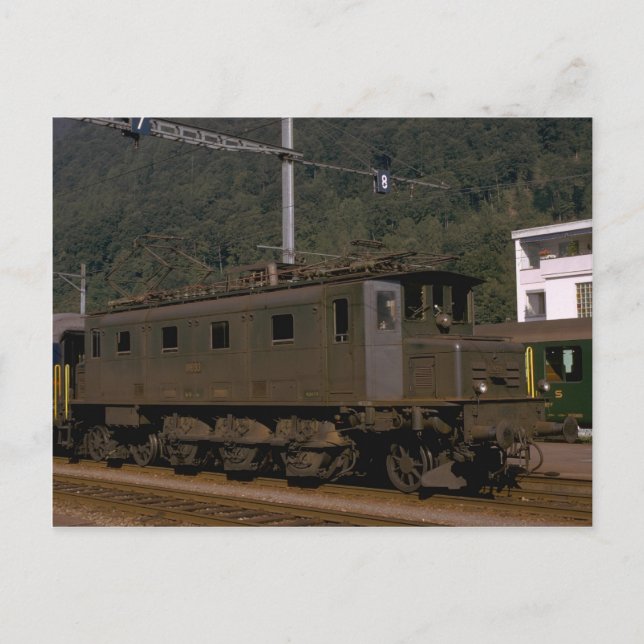 Postal Suiza, SSB - Reserva Federal Suiza. Ry - eléctrica (Anverso)