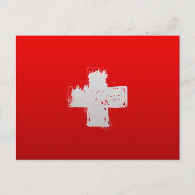 Postal Suiza urbana (Anverso)