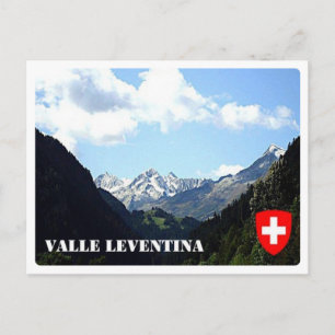 Postal Suiza - Valle de Leventina -