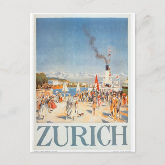 Postal Suiza Vintage - (Anverso)