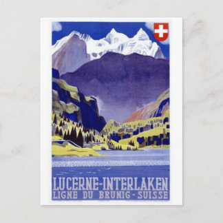 Postal Suiza Vintage -