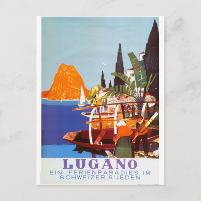 Postal Suiza Vintage - (Anverso)