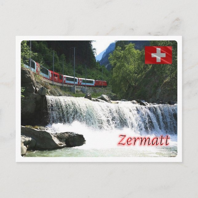 Postal Suiza - Zermatt - (Anverso)