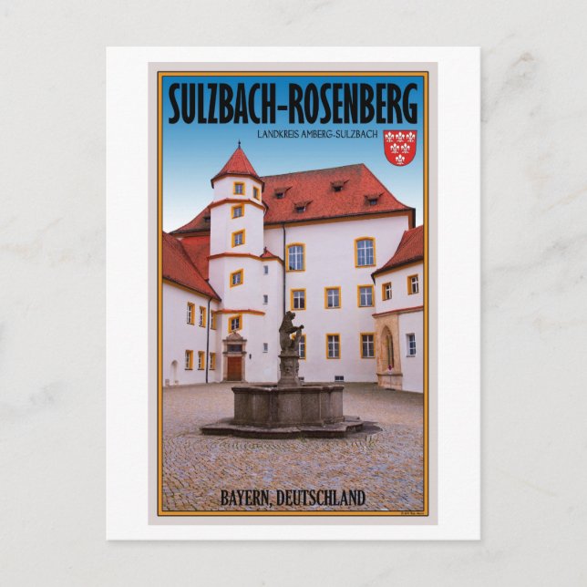 Postal Sulzbach-Rosenberg - Castillo de Sulzbach (Anverso)