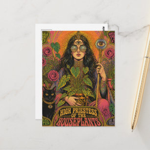 Postal suma sacerdotisa de plantas de interior