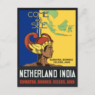 Postal Sumatra, Borneo, Celebs, Java, Países Bajos India