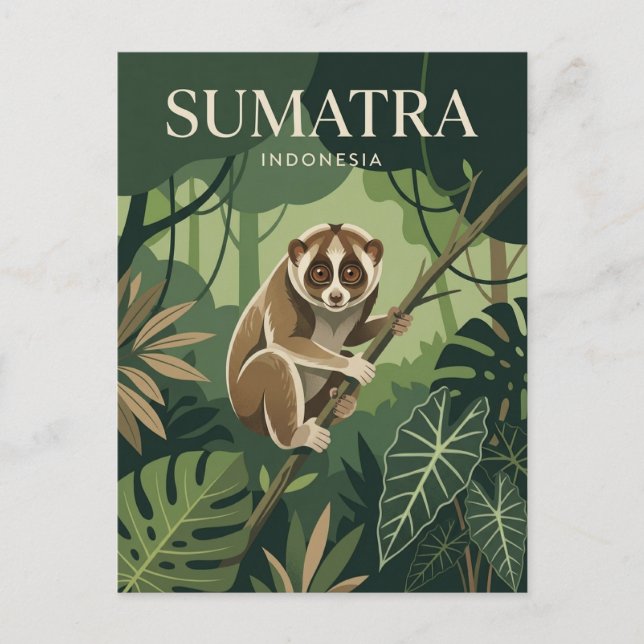 Postal Sumatra Indonesia (Anverso)