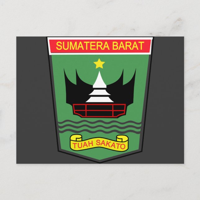 Postal Sumatra Occidental, Indonesia (Anverso)