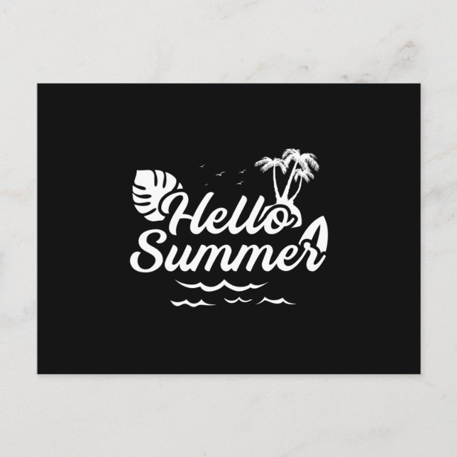 Postal Summer Beach Vacation Surf Sea Guay Sun Divertido (Anverso)