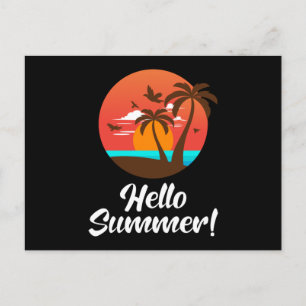 Postal Summer Beach Vacation Surf Sea Guay Sun Divertido