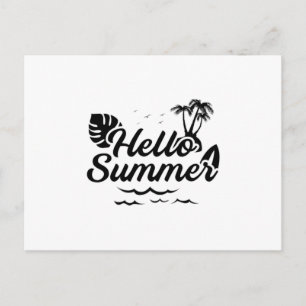 Postal Summer Beach Vacation Surf Sea Sun Divertido Idea