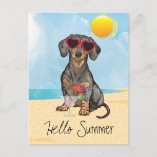 Postal Summer Dachshund