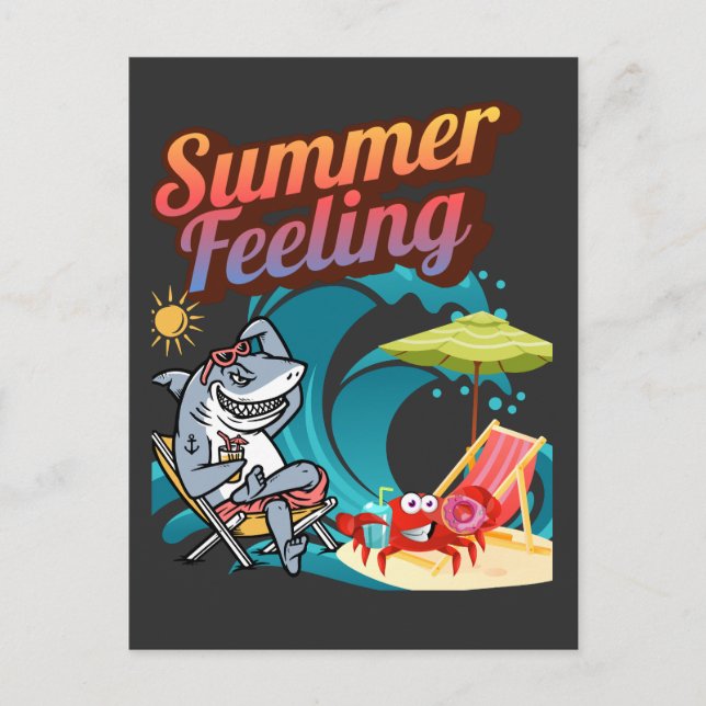 Postal "Summer Feeling"  (Anverso)