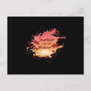 Postal Summer Sea Vacation Beach Surf Guay Sun Funny Gift