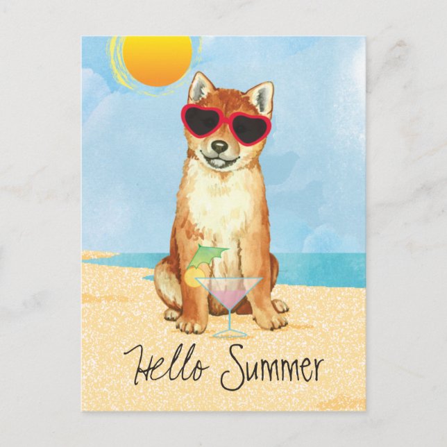 Postal Summer Shiba Inu (Anverso)