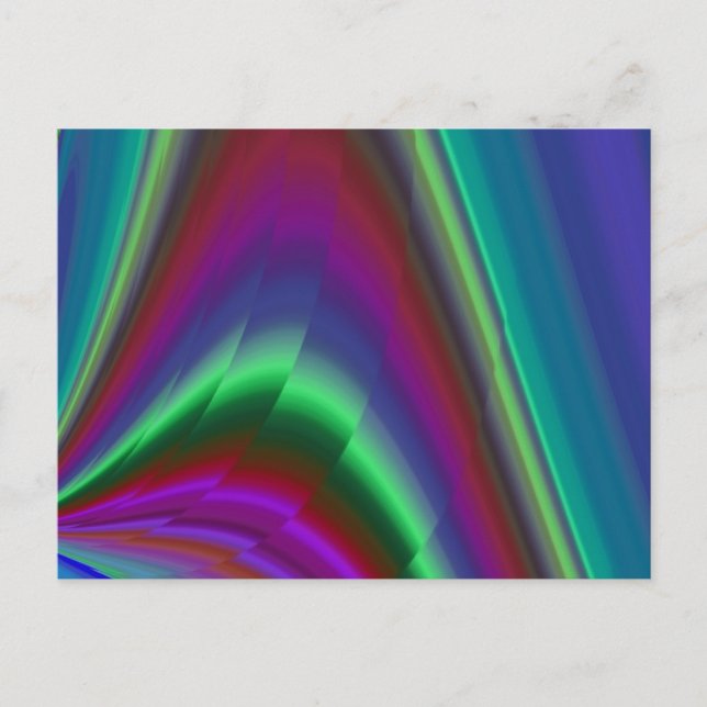 Postal Summerfeeling, Resumen 3D Rainbowart (Anverso)