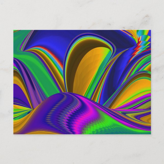 Postal Summerrainbow , Resumen del Rainbowart 3D (Anverso)