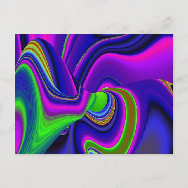 Postal Summerrainbow , Resumen del Rainbowart 3D (Anverso)