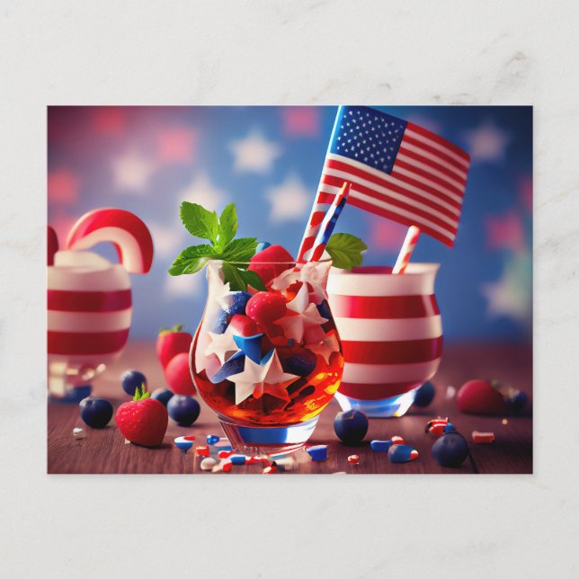 Postal Summertime Patriotic (Anverso)