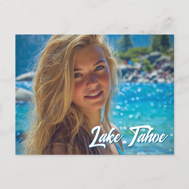 Postal Summertime Vacation Family Photo (Anverso)