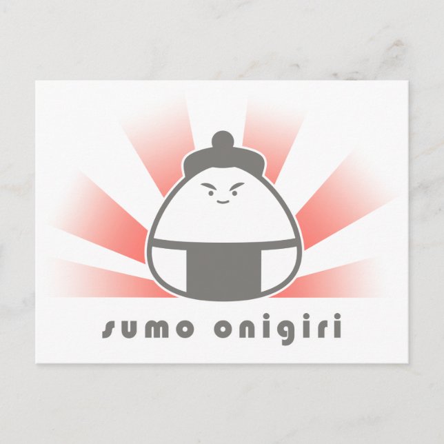 Postal Sumo Onigiri (Anverso)