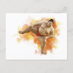 Postal SUMO Wrestler