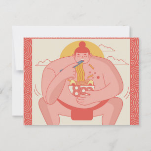 Postal Sumo Wrestler