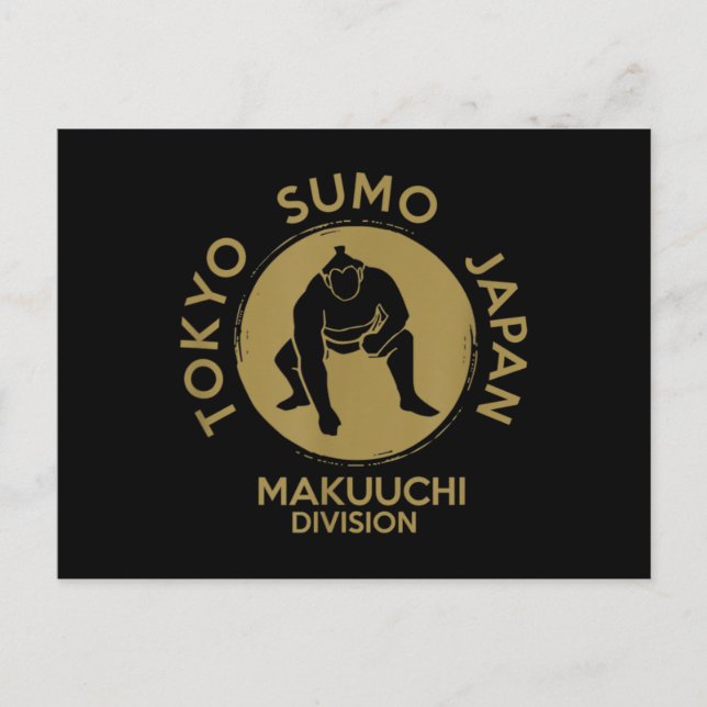 Postal Sumo Wrestling Japan Tokyo Makuuchi Tournament (Anverso)