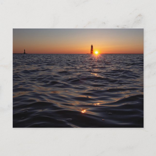 Postal Sun cayendo en Frankfort (Anverso)