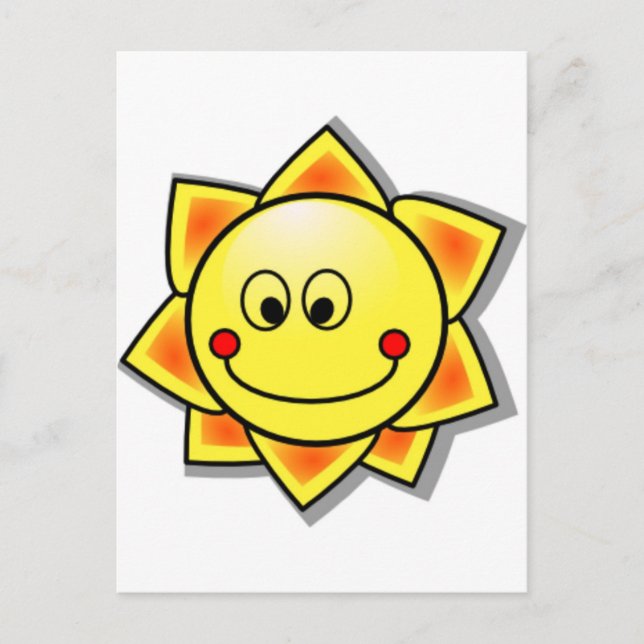 Postal Sun Happy Sun (Anverso)