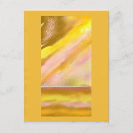 Postal Sun Lake (lleno) Abstract Art Postcard