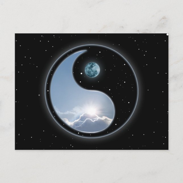 Postal Sun-Moon Yin-Yang (Anverso)