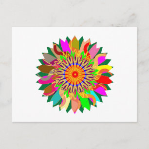 Postal SUN Planet CHAKRA Art: Fuente de la vida en la Ti