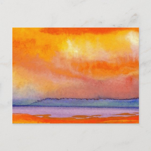 Postal Sun Scape - Cricket Diane Ocean Art Products (Anverso)