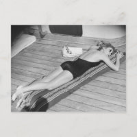 Sun Tanning Woman