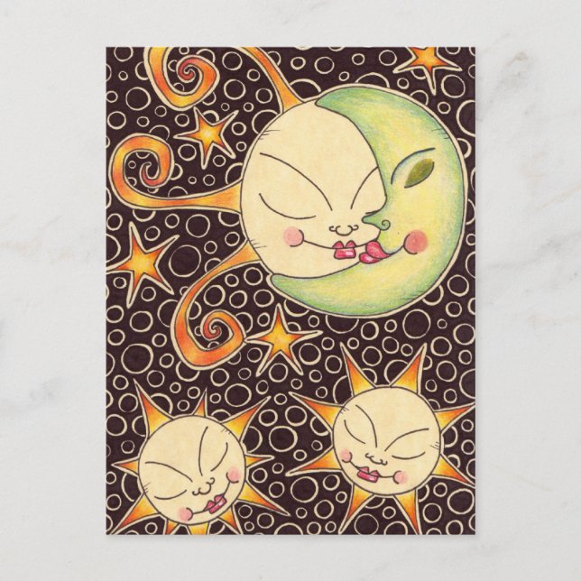 Postal Sun y Moon (Anverso)